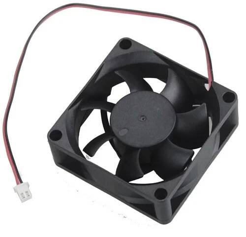 Ventilátor 70x70x25mm, 12V DC, XH2.54 - 2Pin