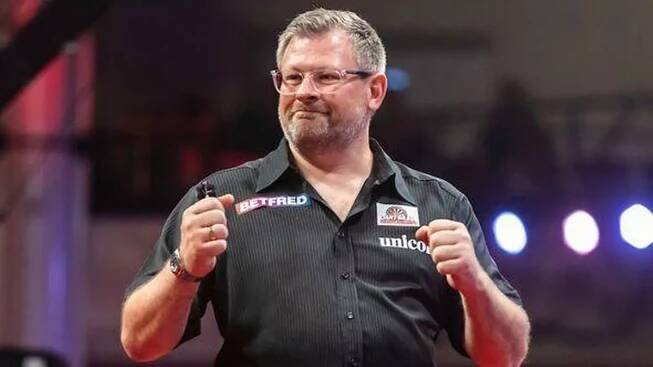 James Wade at the World Matchplay darts