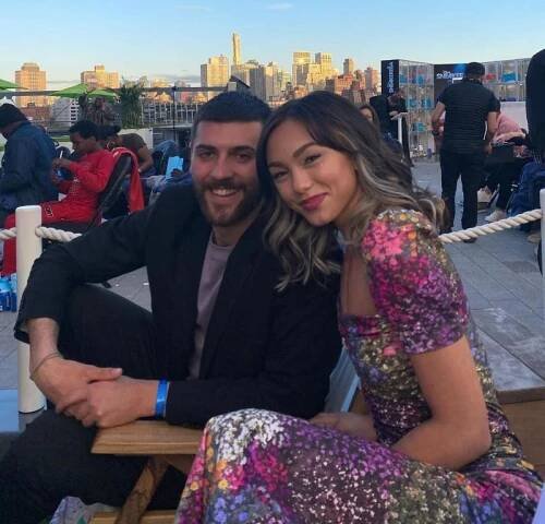 Devyn Nekoda with her boyfriend