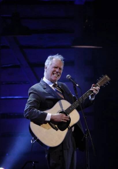 BBC Radio 2 Folk Award 2015 Lifetime Achievement winner LOUDON WAINWRIGHT III performing on the night. Photo courtesy of the BBC.