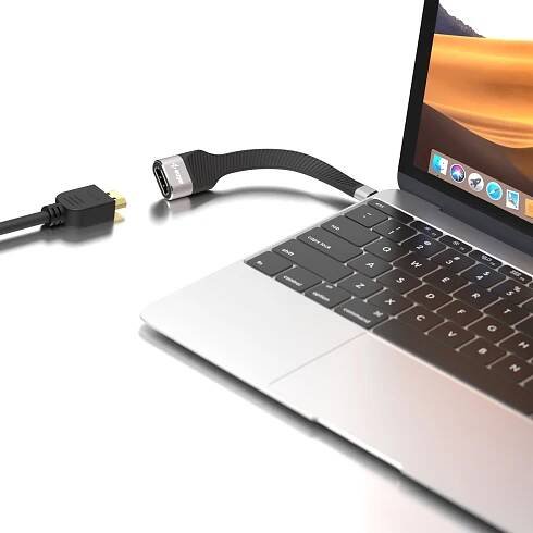 AlzaPower FlexCore USB-C 3.2 Gen 2 (M) to HDMI (F) 4K 60Hz černý