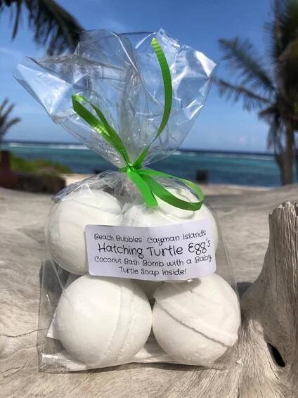 Coconut Bath Bomb "Hatching Turtle Egg"