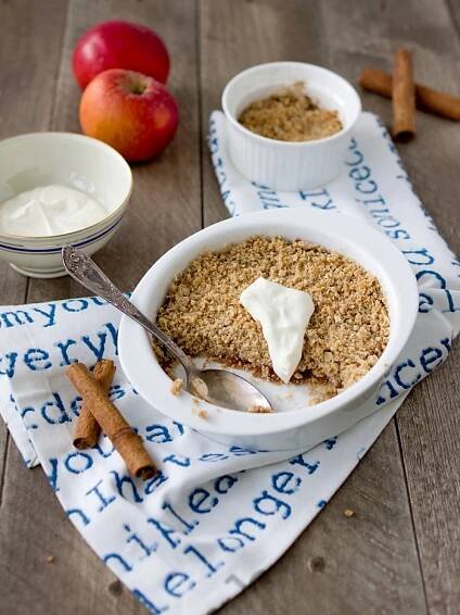 Jablečný krambl (crumble)
