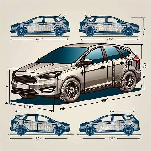 Ford Focus rozměry: Překvapivě prostorný - Jak velký je ve skutečnosti? 2