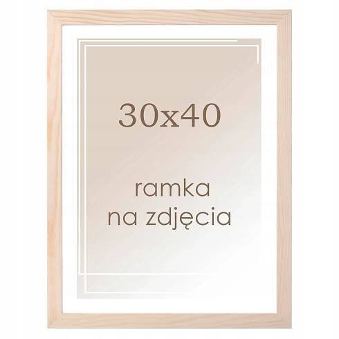 Rámeček 30x40 borovice dřevěný rám na fotografie