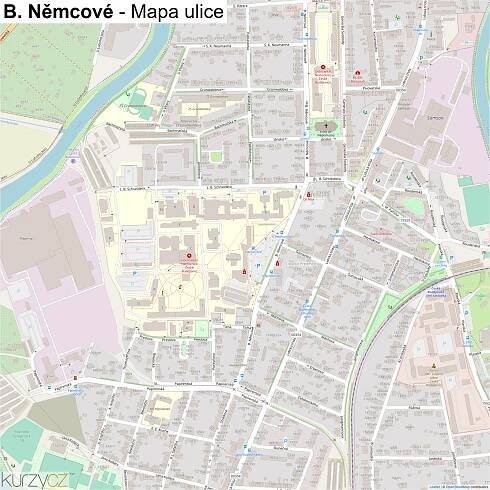 B. Němcové - mapy | Kurzy.cz