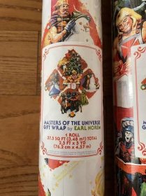 Earl Norem Masters of the Universe He-man vánoční dárkový obal/balicí papír x3
