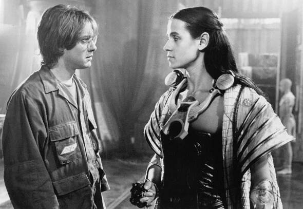 Hvězdná brána - Z filmu - James Spader, Jaye Davidson