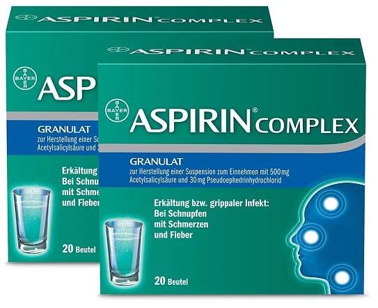 ASPIRIN® Complex Granulat – Effektive Wirkung bei Erkältung mit Schnupfen