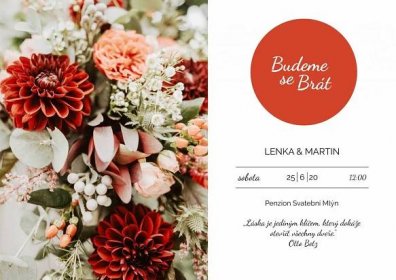 Svatební oznámení ke stažení zdarma - Lukáš Kenji Vrábel fotograf - svatební a rodinný fotografie