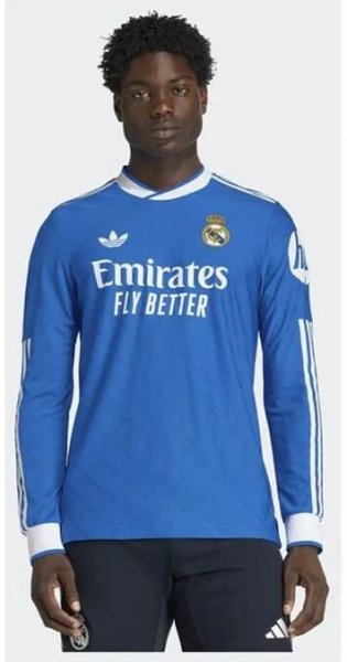 Real Madrid 3. Trøje 2025/26 Lange Ærmer Authentic