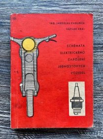 Schémata elektrického zapojení jednostopých vozidel ( 1972 ) - Plzeň | Bazoš.cz