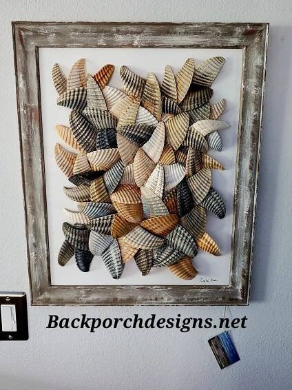 Seashell Art: Stars and Stripes