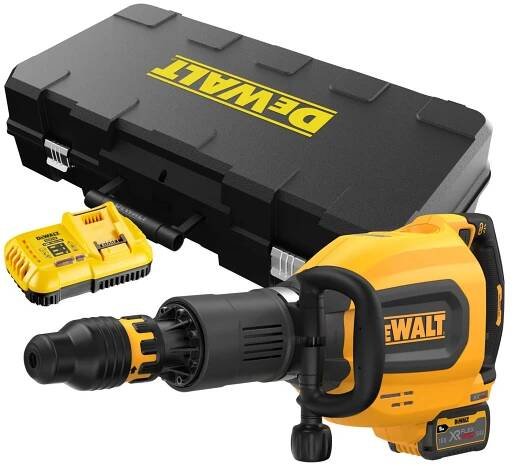 AKU bourací kladivo DeWALT, DCH911X3, 54V FLEXVOLT,11 kg, 27 J, 1350-1620 ú/min, 3x aku 9.0Ah, kufr
