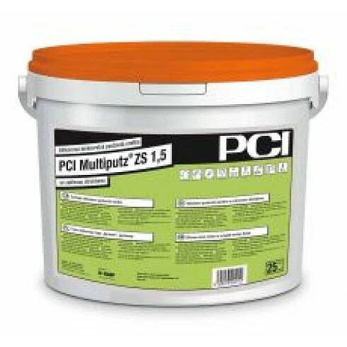 Omítka silikonová PCI Multiputz ZS zatíraná 1,5 mm bílá 25 kg