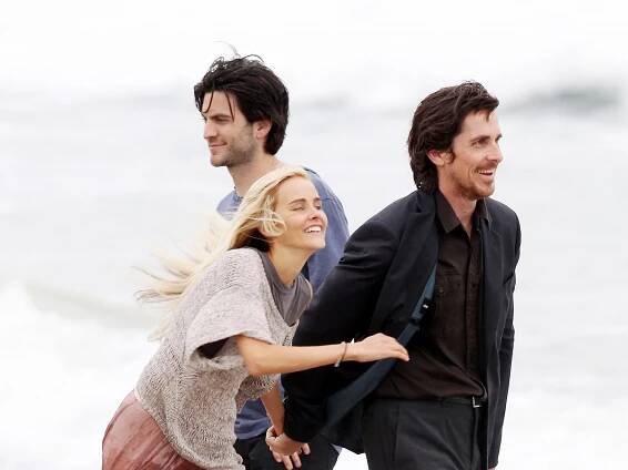 Wes Bentley, Isabel Lucas, Christian Bale - Rytíř pohárů - Z natáčení