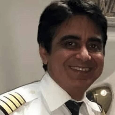Portrait of Captain Sumeet Sabharwal.