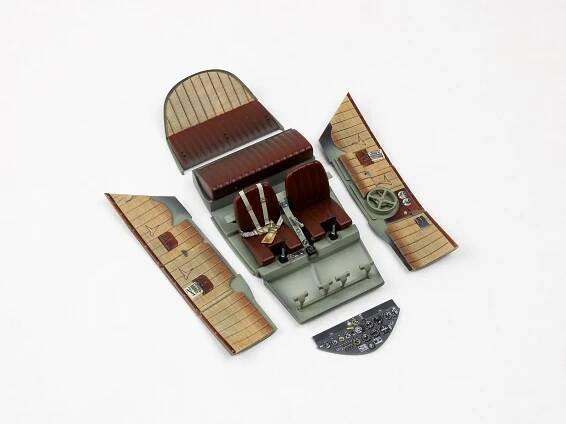 Messerschmitt Bf-108 Taifun - Updated Full Interior (designed to be used with Eduard kits)