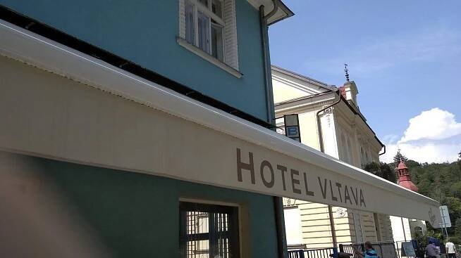 Vltava Hotel outside 