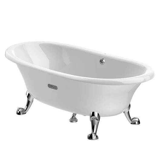 Roca Newcast volně stojící vana, 170x85 cm, bílá - A233650007 | KOUPELNY-CZ.cz