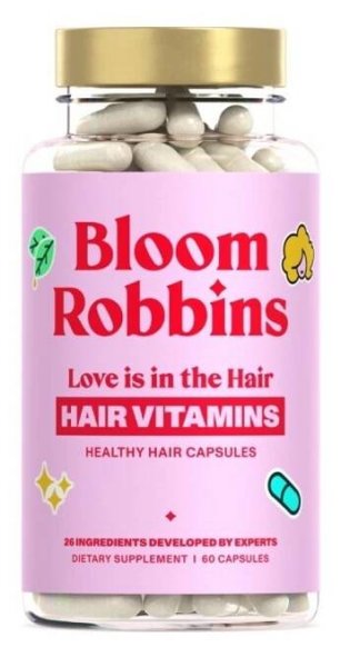 Bloom Robbins LOVE is in the HAIR - vitamíny na vlasy s biotinem kapsle 60ks - skladem