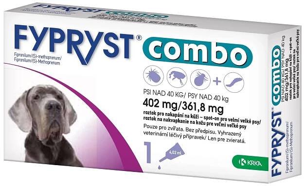 Fypryst Combo Spot-On Pro Psy - XL (40 až 60kg)