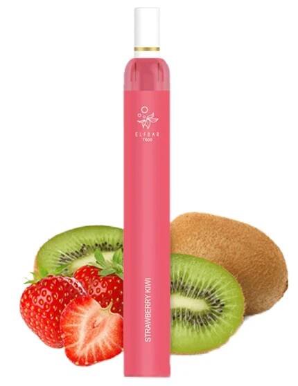 ELF BAR T600 Disposable 600 trekjes Strawberry Kiwi - Koop Goedkope E Sigaret In België Vape Shop Online