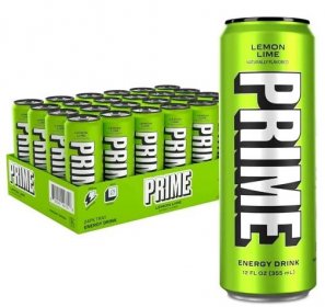 Lemon Lime - Prime - Canned Energy Drink 24 Multi Pack