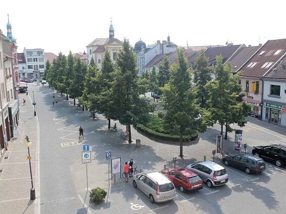 Masarykovo náměstí v Benešově.