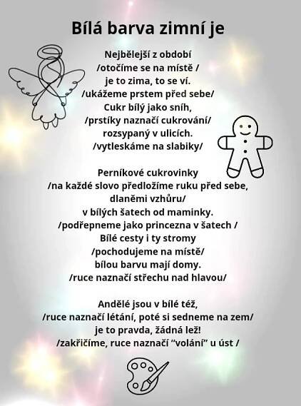 18 reactions · 75 shares | ❄️👼RECEPT na VÁNOČNÍ BESÍDKU 👼❄️ ➡️Soubor Říkanky s pohybem ZIMA s pracovními listy ke každé básničce(7 vánočních říkanek)  můžete …