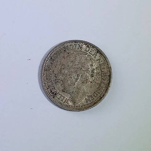 10 Centů, 1937, Wihelmina, Holandsko