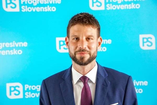 Šéf strany Progresivní Slovensko a místopředseda Evropského parlamentu Michal Šimečka