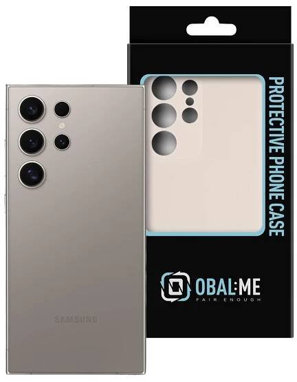 OBAL:ME Matte TPU Kryt pro Samsung Galaxy S24 Ultra Beige