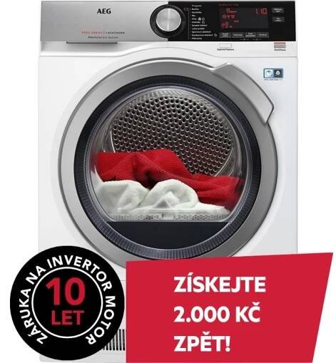 Sušička AEG T8DC49BCS AbsoluteCare® 24990 Kč