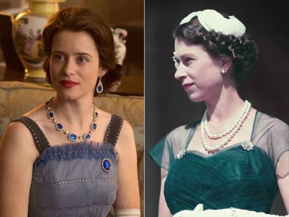Claire Foy in The Crown, Queen Elizabeth II