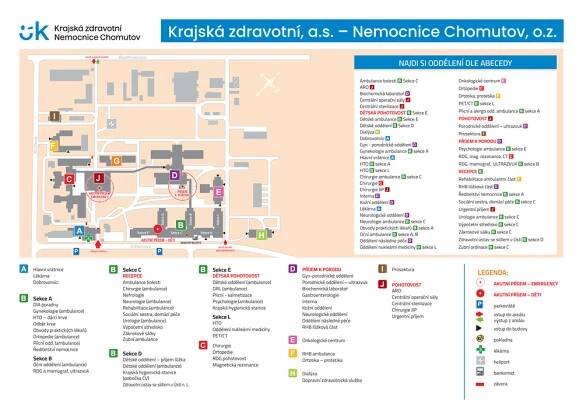 Mapa areálu