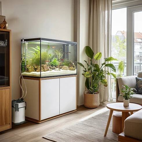 KBELÍKOVÝ FILTR 1000 L/H DO 250 L, SILNÝ A TICHÝ, KOMPLETNÍ SADA, 12W Kód výrobce FILTR ZEWNĘTRZNY DO AKWARIUM 100 - 250 LITRÓW