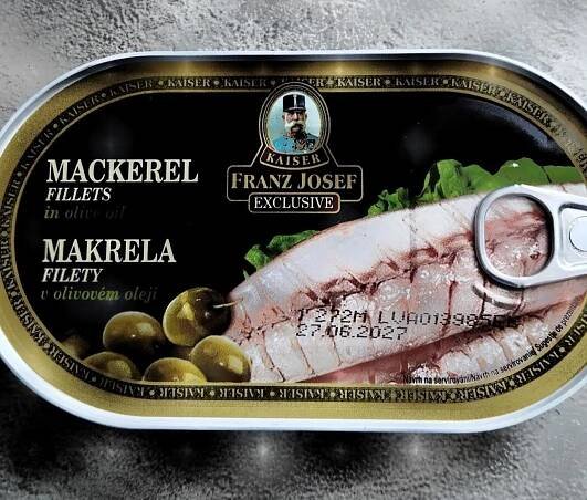 Makrela filety v olivovém oleji