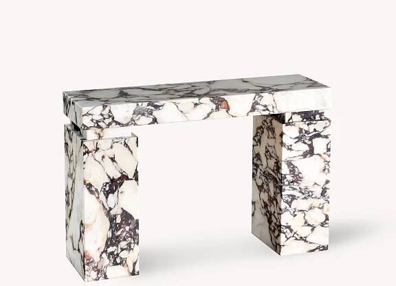 Harper Console Table 120cm Calacatta Viola - Von Chadaux