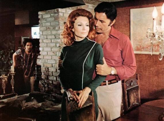 THE DOLL SQUAD, (aka SEDUCE AND DESTROY), from left: Francine York, Michael Ansara, 1973