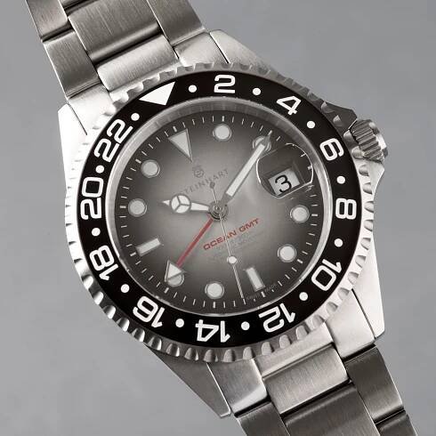 OCEAN 1 GMT PREMIUM BLACK CERAMIC - LIMITED exclusively only here avai