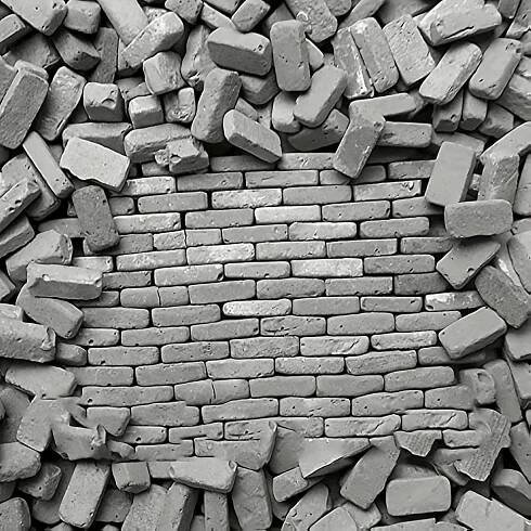 1:35 Scale 100/200pcs Mini Bricks for Landscaping Miniature Bricks Brick Wall Small Bricks for Dollhouse *