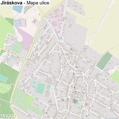 Jiráskova - mapy | Kurzy.cz