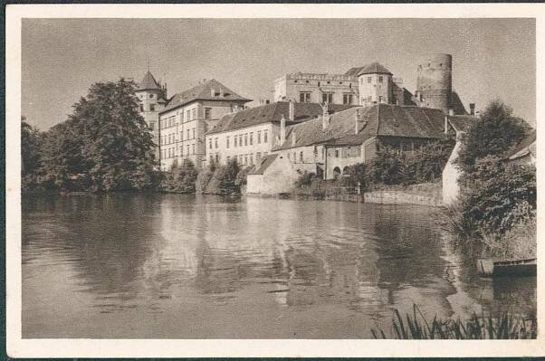 10D9285 Hrad a zámek Jindřichův Hradec - Pohlednice místopis