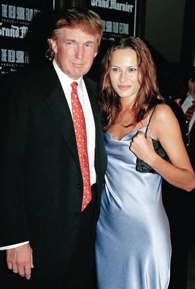 Donald Trump and Melania Trump (nee Knavs).