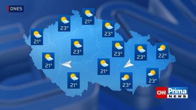 POČASÍ STŘEDA 18.9.2024