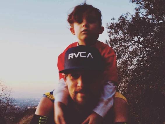 Joel Madden and son Sparrow