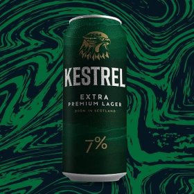 Kestrel Extra Premium Lager, 4 x 500ml Cans