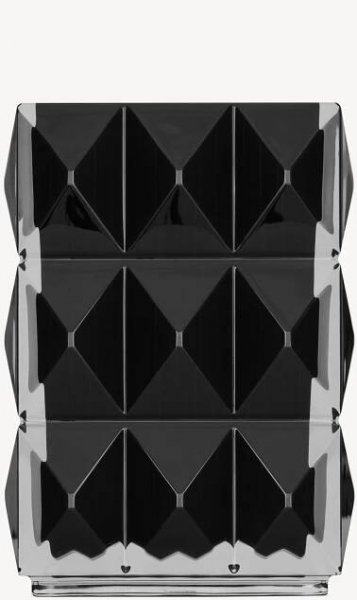 Baccarat LOUXOR Vase in black crystal