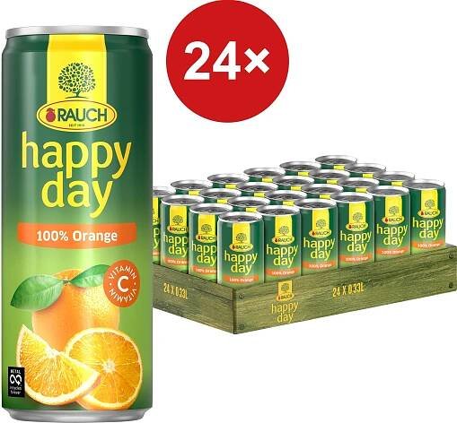 Happy Day Orange 24× 0,33l plech